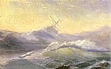 Bracing the Waves by Ivan Constantinovich Aivazovsky